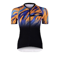 Dres Force LIFE UNI kr. rukáv, črn-modro-oranžový