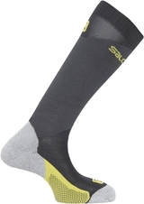 Ponožky Salomon Touring black/dark cloud/corona yellow