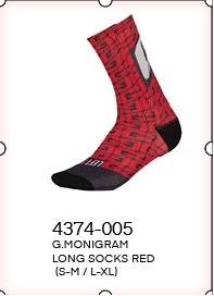 Ponožky GAERNE Monogram Long red