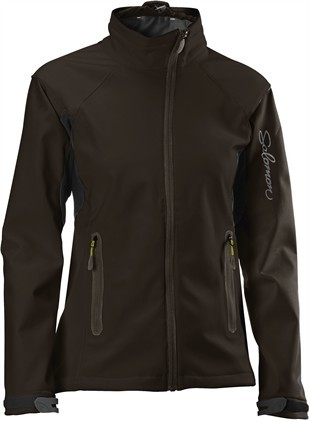 Bunda Salomon Active Softshell W brown/black