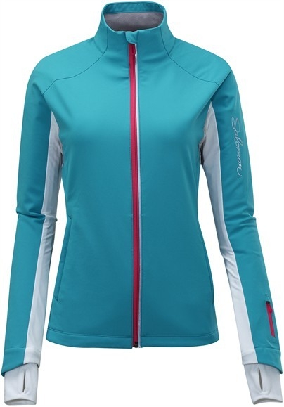 Bunda Salomon Momentum II Softshell W modro/bílá 11/12