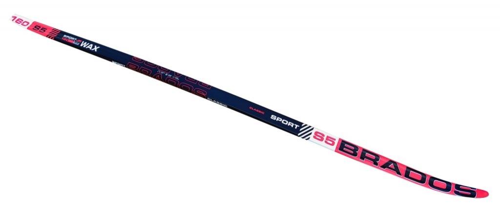 Lyže běžky SKOL BRADOS S5 CLASSIC STEP červené (150-170cm)