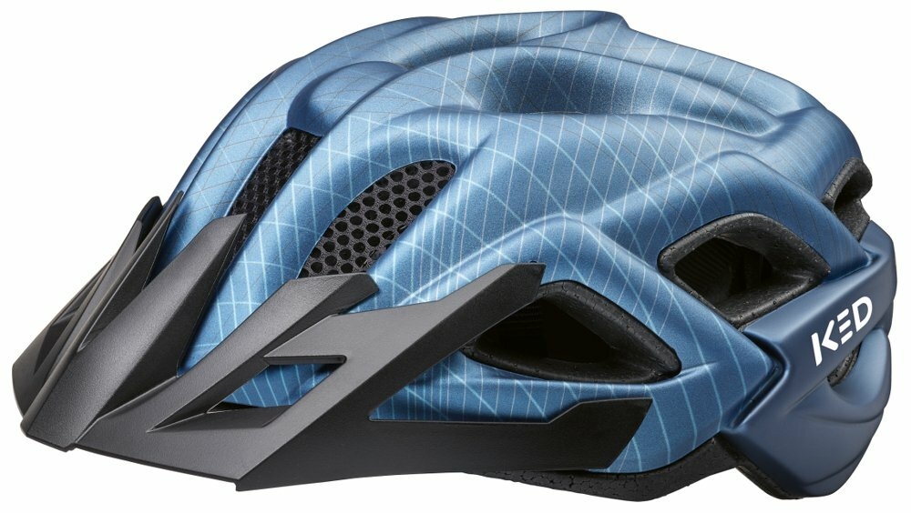 Přilba KED Status Junior petrol blue matt