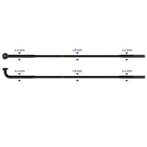 Drát nerez Sapim Race 2-1,8-2mm černý