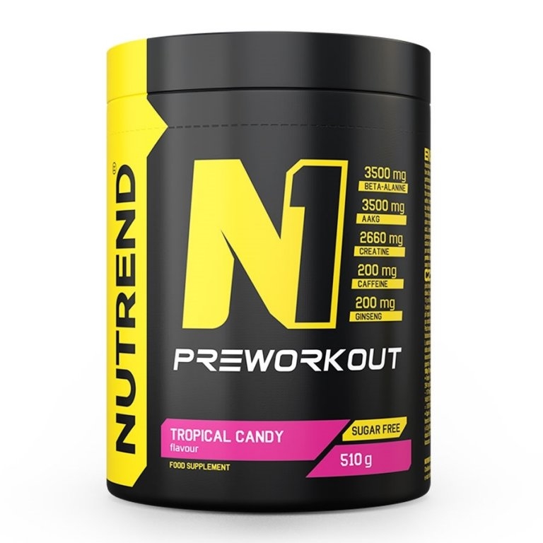 Nápoj Nutrend N1 PRE-WORKOUT 510g