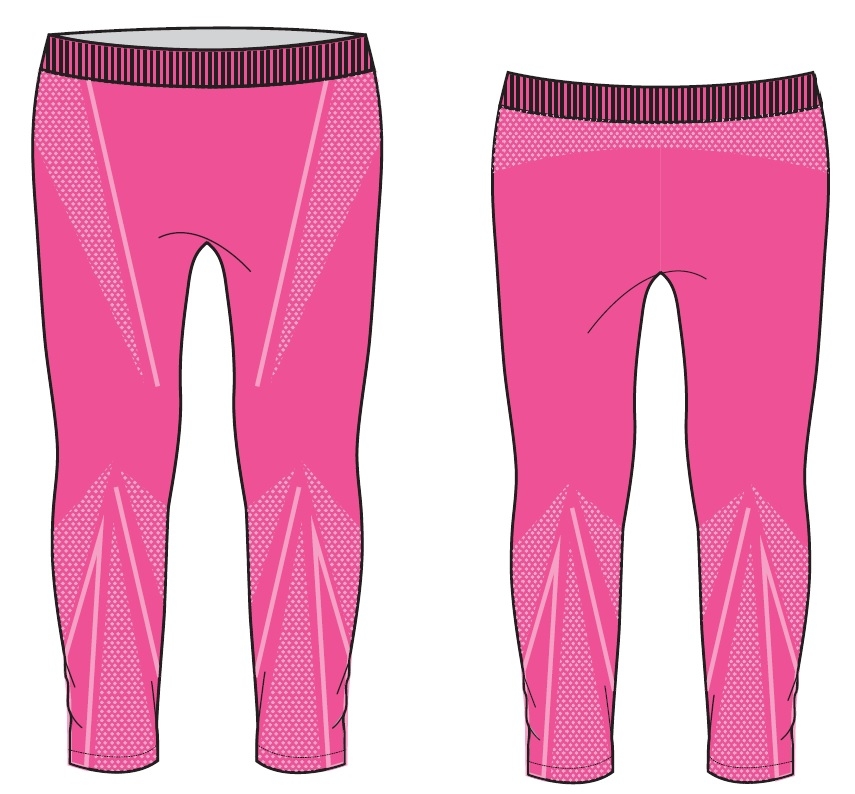 Funkční kalhoty dětské R2 BASSY ATF314A-pink