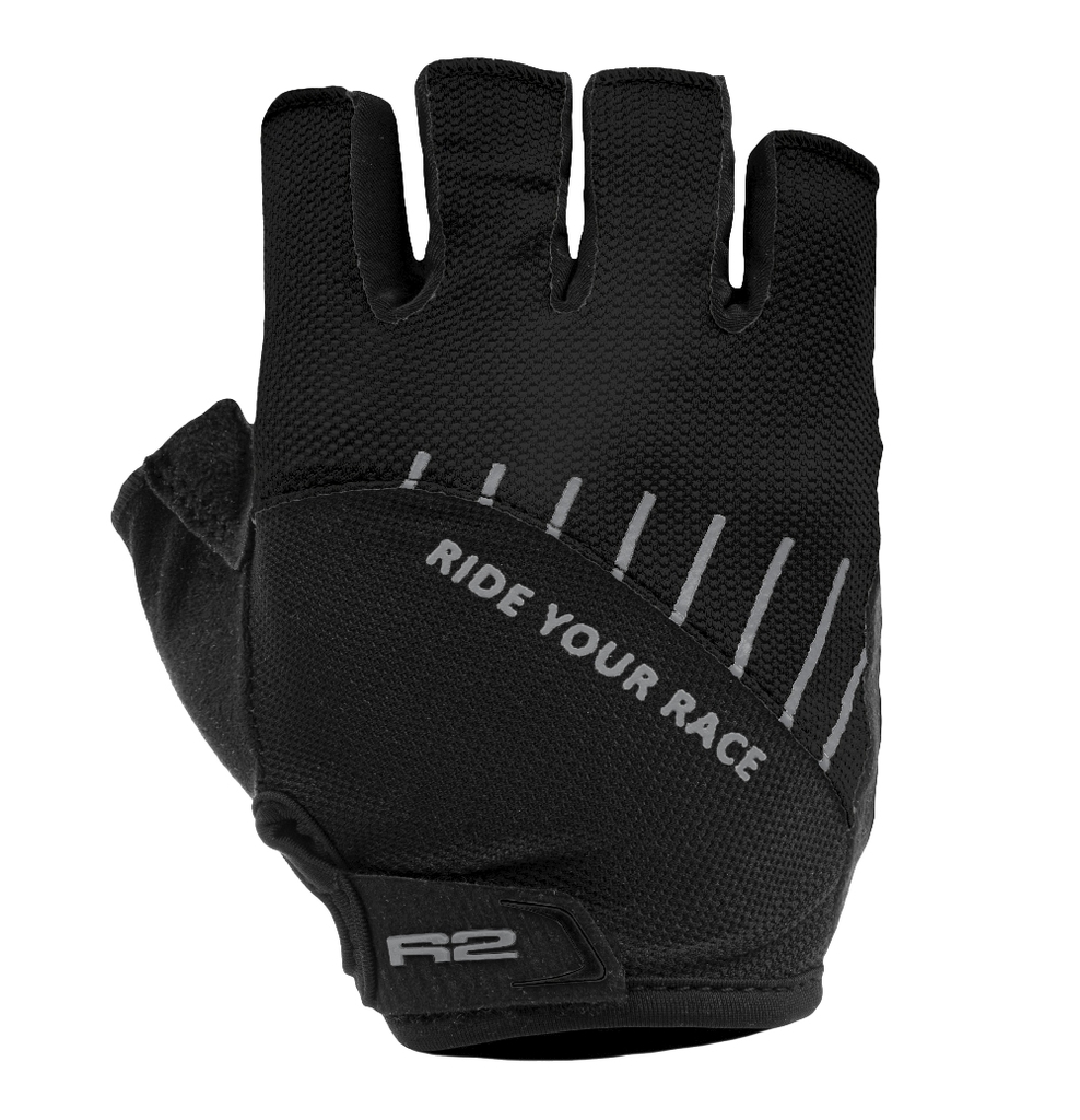 Cyklistické rukavice R2 HOPPY ATR48A-black
