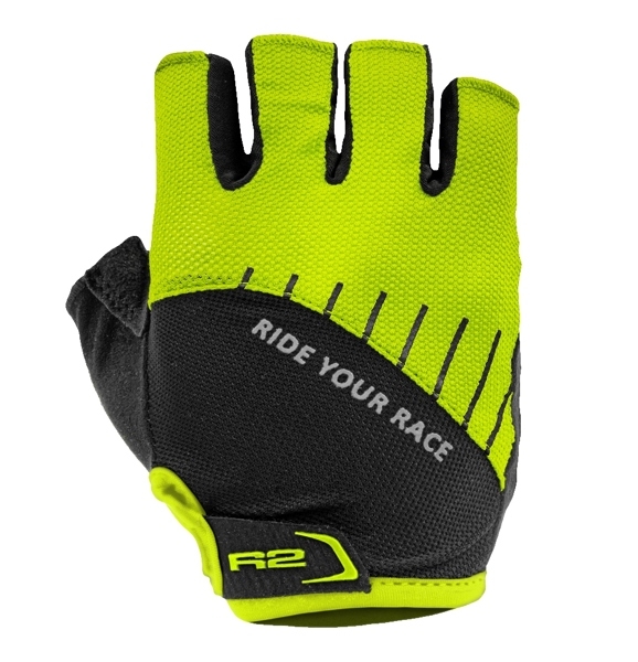Cyklistické rukavice R2 HOPPY ATR48B-yellow