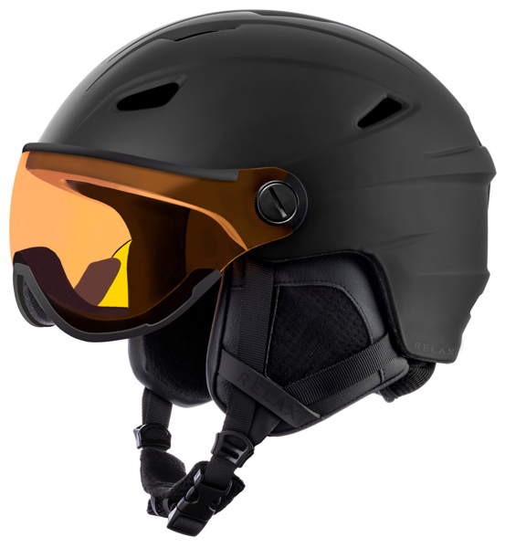 Lyžařská helma Relax STEALTH RH24A1-black