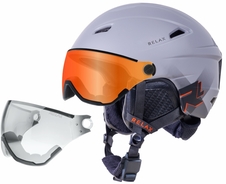 Lyžařská helma Relax STEALTH RH24A3-grey