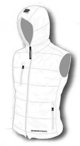 Vesta s kapucí ENERGIAPURA VAASA LADY, bílá