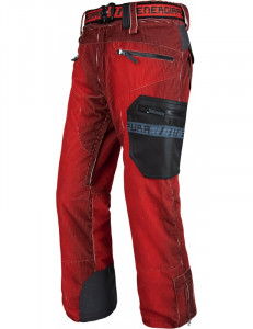 Lyžařské kalhoty ENERGIAPURA VELVET GRONG PRINTED LADY, bordeaux