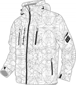 Lyžařská bunda ENERGIAPURA TALLINN MAN, bílá