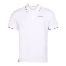 Triko krátké pánské polo Progress HOGAR bílé