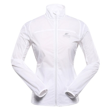 Bunda dámská ALPINE PRO SPINA s DWR bílá