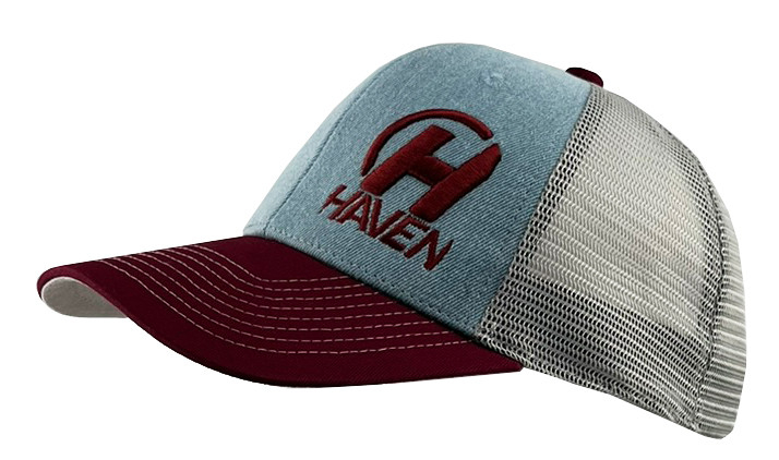 Čepice HAVEN TRUCKER šedo/červená