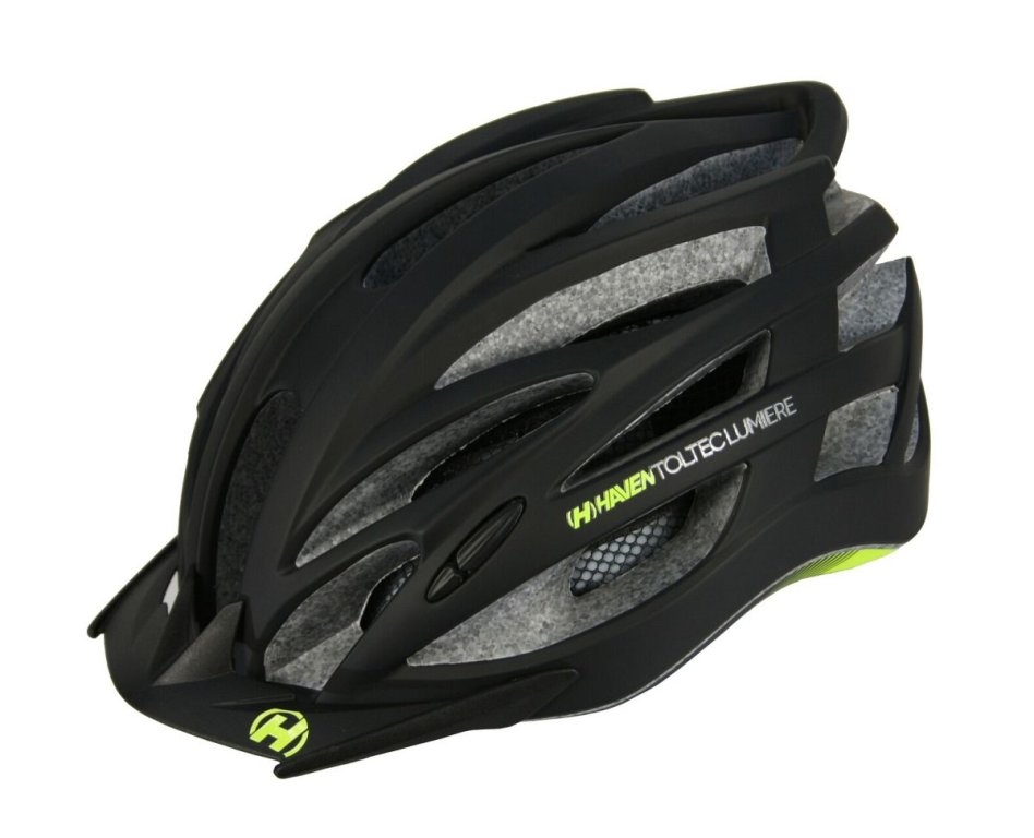 Přilba HAVEN Toltec LUMIERE černo/zelená