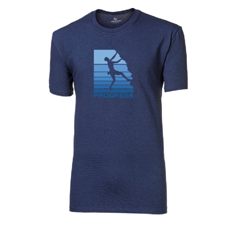 Triko krátké pánské Progress BARBAR BOULDER tmavě modré