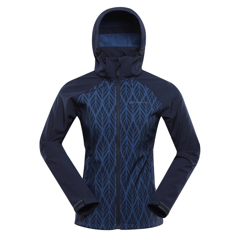 AKCE! Bunda dámská ALPINE PRO HOORA softshellová modrá