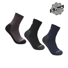Ponožky SENSOR TREKING EVO 3-PACK černá/šedá/modrá