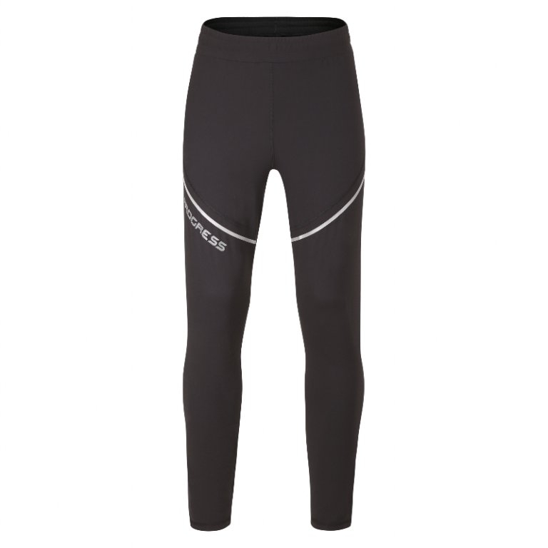 Kalhoty pánské Progress REFLEX běžecké legíny černé