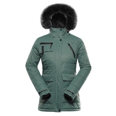 Bunda dámská ALPINE PRO WERDA s membránou PTX zelená
