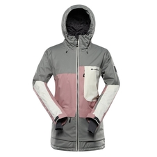 Bunda dámská ALPINE PRO GARGA s membránou PTX šedá