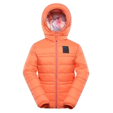 Bunda dětská ALPINE PRO DOUWO HI-THERM oboustranná oranžová