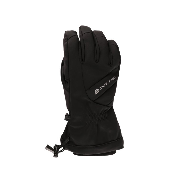 Rukavice unisex ALPINE PRO OLEWE s membránou PTX černé