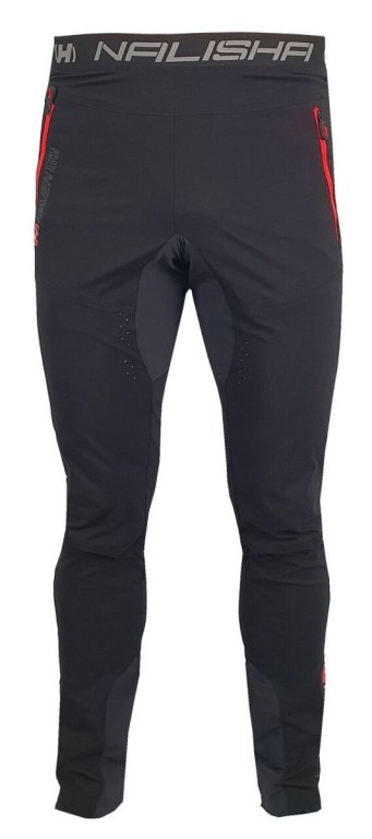 Kalhoty dlouhé unisex HAVEN NALISHA SLIMFIT černo/červené