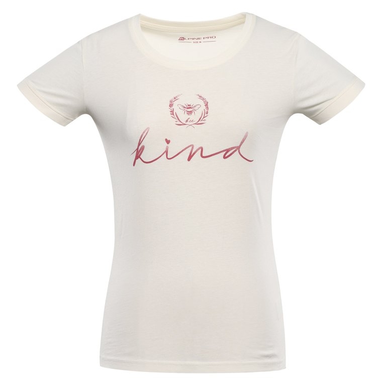 Triko dámské krátké ALPINE PRO TERMESA 2 béžové