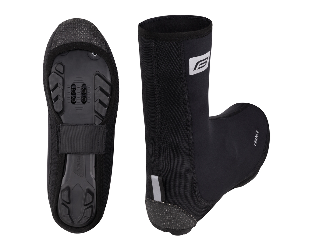 Návleky treter Force CHANCE MTB bez zapínání, černé