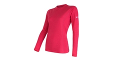 Dámské triko dl.rukáv SENSOR MERINO ACTIVE magenta 