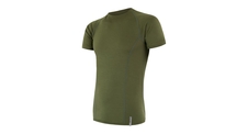 Pánské triko kr.rukáv SENSOR MERINO ACTIVE safari green 