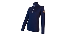 Dámská mikina krátký zip SENSOR MERINO UPPER deep blue 