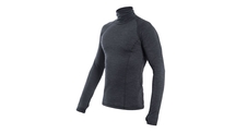 Pánské triko dl.rukáv roll neck SENSOR MERINO BOLD anthracite gray 