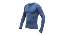 Pánské triko dl.rukáv SENSOR MERINO BOLD cool blue 