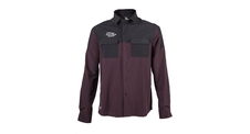Bunda Fresh Trash MEN'S RIDER LONG SLEEVE SHIRT WINE RED/BLACK 