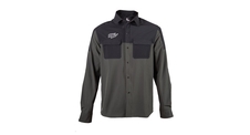 Bunda Fresh Trash MEN'S RIDER LONG SLEEVE SHIRT OLIVE GREEN/BLACK 