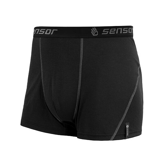 boxerky SENSOR DOUBLE FACE krátké černé