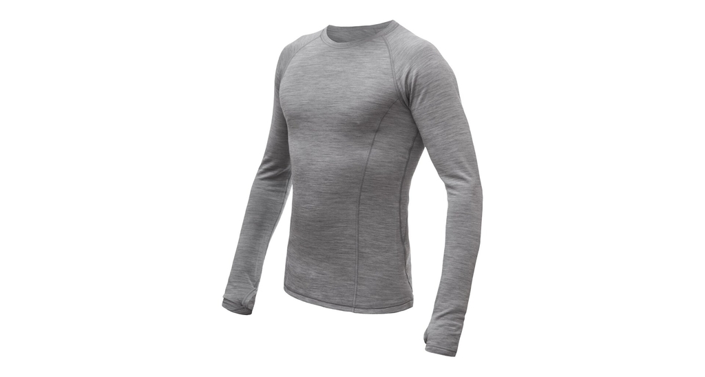 Pánské triko dl.rukáv SENSOR MERINO BOLD cool gray 