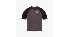 Triko 3/4 RACE FACE COMMIT Tech Top charcoal