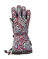 Dětské lyžařské rukavice Relax PUZZY RR15T-pink