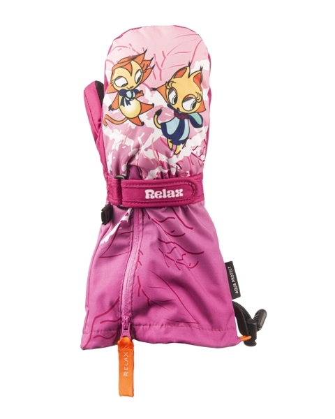 Dětské lyžařské rukavice Relax DUMBO RR33C-pink