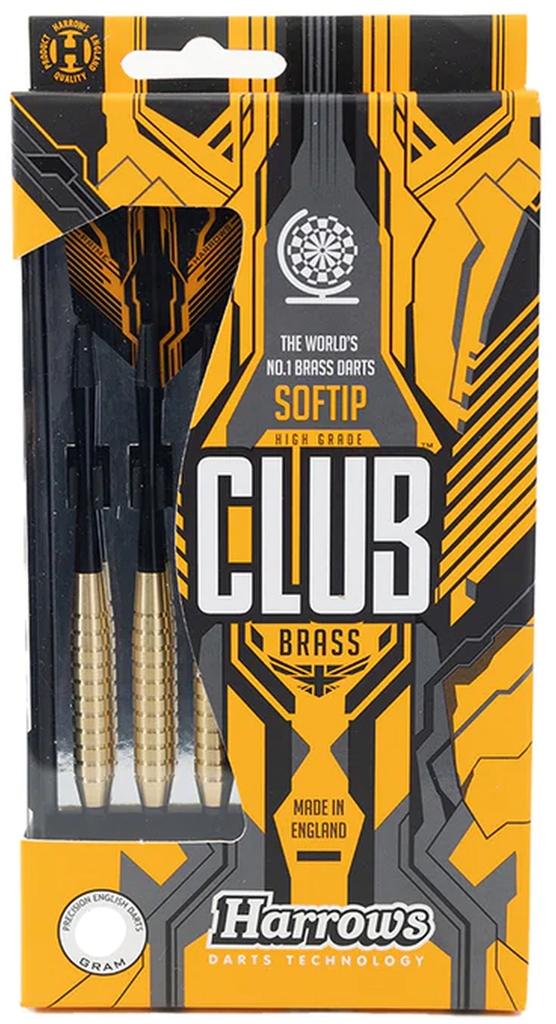 Šipky Harrows SOFT CLUB BRASS