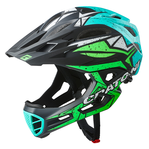Helma CRATONI C-Maniac Pro Black/Lime/Turquoise Matt