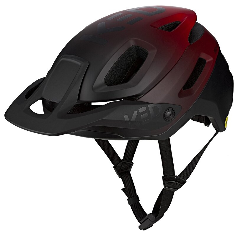 Přilba KED Pector MIPS černo/červená matná