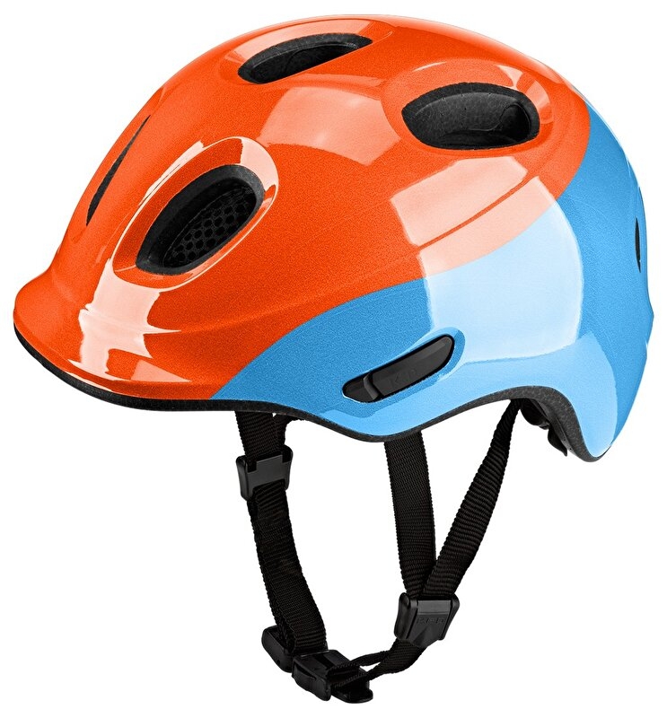 Přilba KED Meggy Spark Dotty Skyblue Orange 