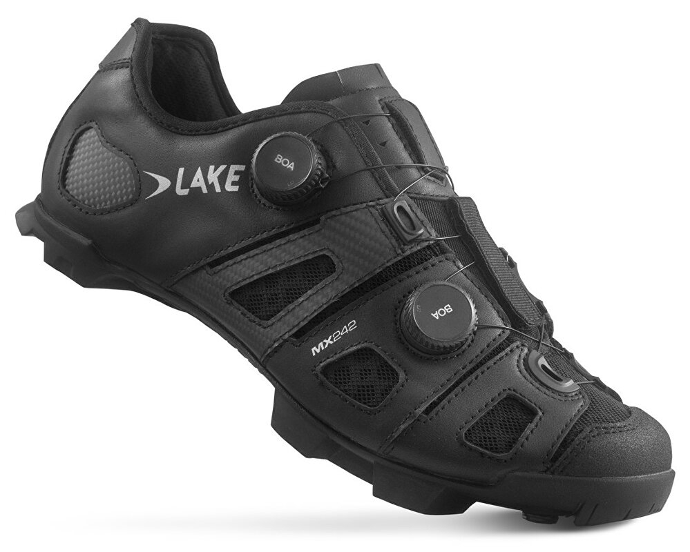 Tretry LAKE MX242 černo/stříbrné