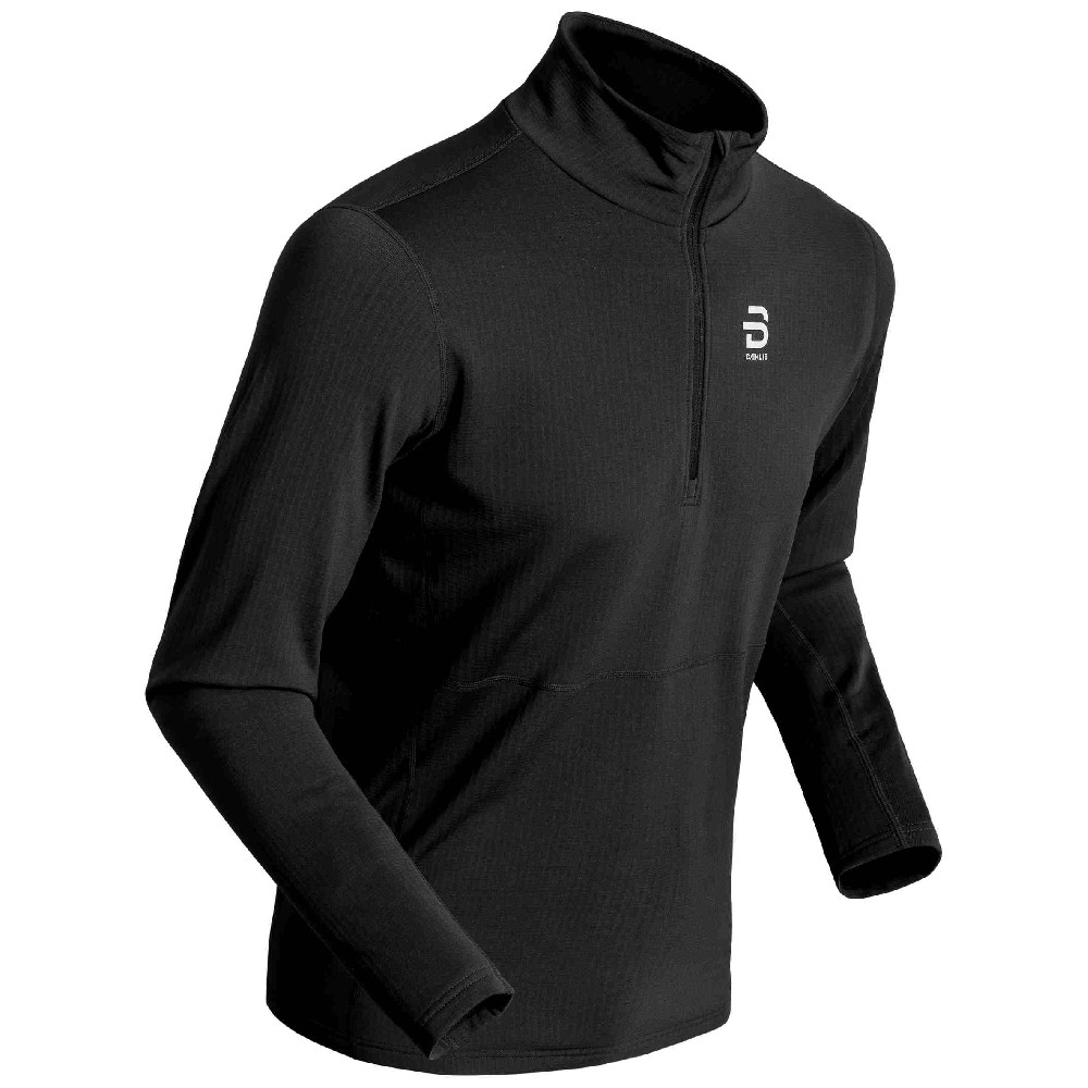 Triko BJ Half zip pace M černé